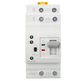 63A Power Automatic Transfer Switch, Electrical Selector Switches Uninterrupted Power Din Rail, Generator Changeover Switch 50HZ /60HZ, Back up Generator Transfer Switch