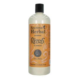 Shampoo Natural Rizos Secreto Herbal Chía Y Ricino 1l