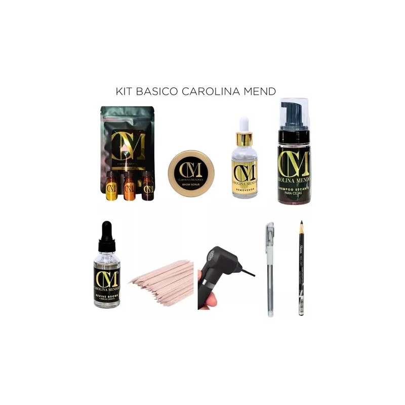Kit Básico Henna Carolina Mendoza Alta Pigmentacion