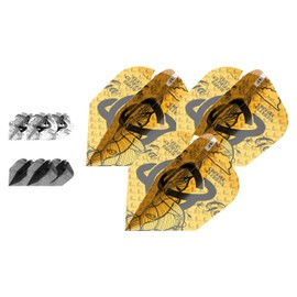 Target Darts Gabriel Clemens Ink Design No.6 Dart Flights - Pack of 3 (9 in Total)