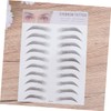 Ipetboom 2pcs Men Women Eyebrow Stickers for Brow Transfer Temporary