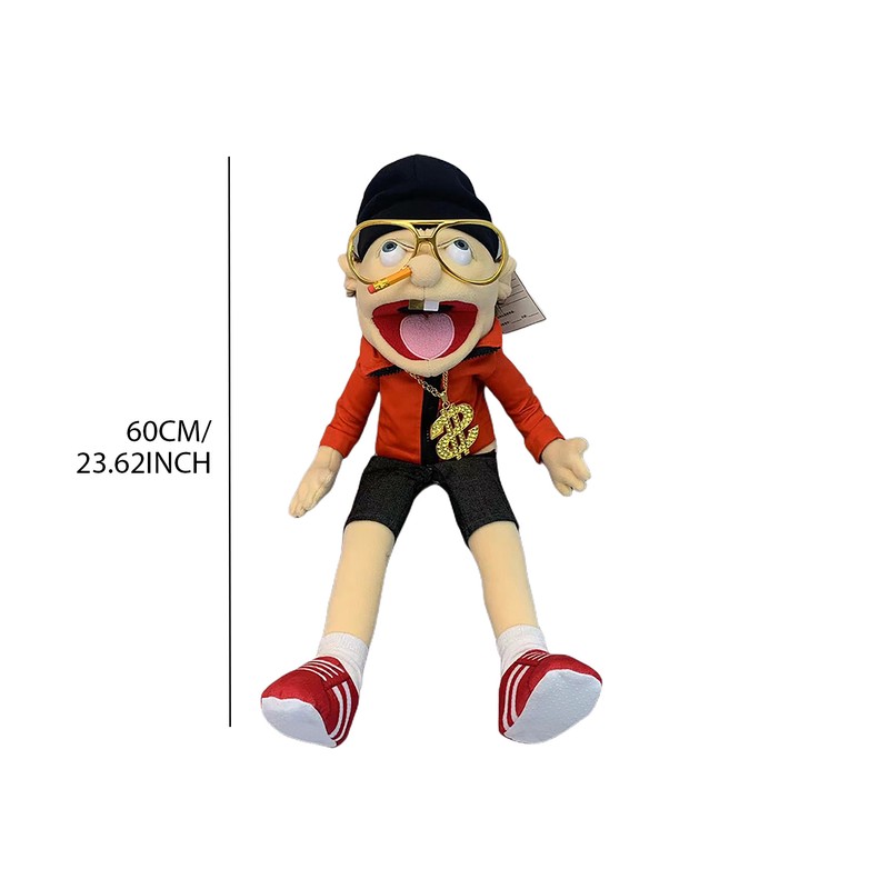 Cartoon Funny Mouth Boy Hand Puppet Parent‑child Interactive Characters