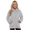 Undercover Waffle Fleece Zip Bed Jacket LN1693 Grey 10-12