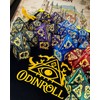 ODINROLL Polyhedral Dice Set, Complete Sets with 1 Pouch for