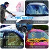 Big Hippo Windshield Snow Cover, Extra Large 600D Windscreen Cover