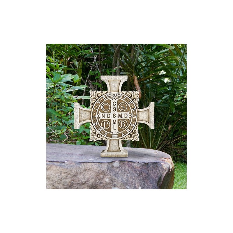 Saint Benedict Stone Cross