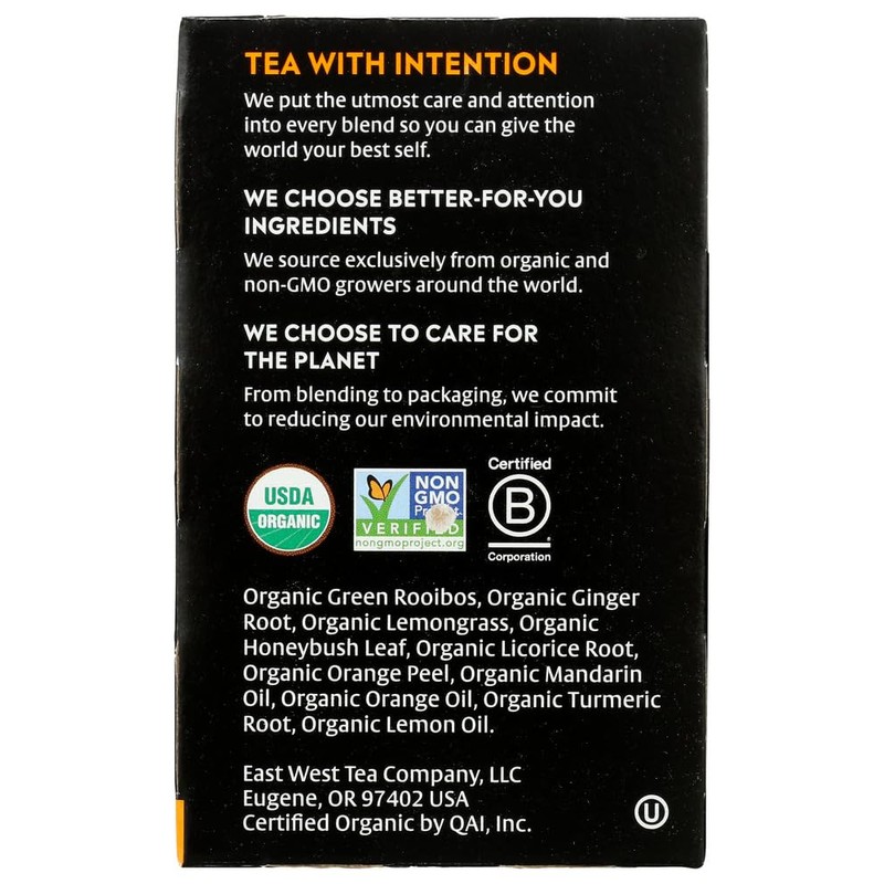 Choice Organics - Organic Mandarin Ginger Tea (6 Pack) -