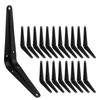 20 Pack 6 inch Shelf Brackets for DIY Floating Shelf,