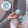 Reusable Laundry Dryer Balls, Sky Blue Plastic Anti-Static Fabric Softener,