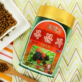 Goryeo Gold Korean Black Raspberry & Cornelian Cherry Extract Balls 300g Health Balls