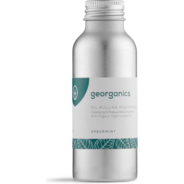 Georganics Oil Pulling Mouthwash Spearmint, 100 ml
