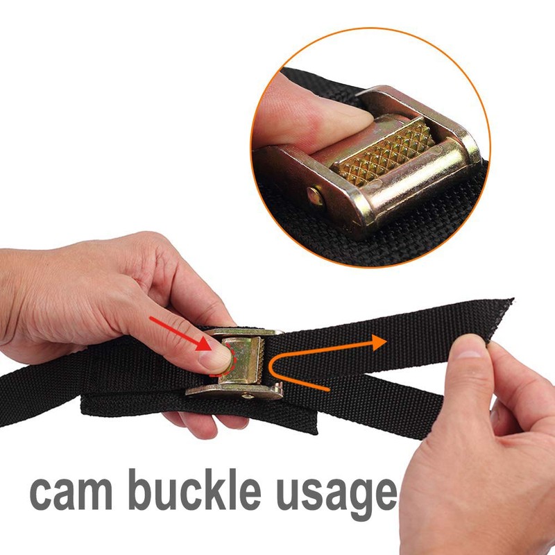 Lashing Strap 8 FT Tie Down Straps Cargo Kayak Strap