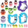 Edealing Cookie Cutters Set,12 PCS Vegetable Cutters Shapes and Bonus