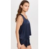 Lunya Women's Washable Silk Tulip Back Set, Deep Blue, M