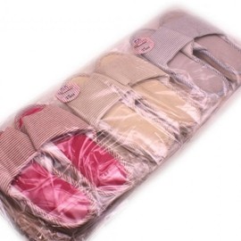 Striped Rubber Sole Slippers - 6-Piece Set for Kids (Children's Day, Kindergarten, Elementary Gifts) Toy