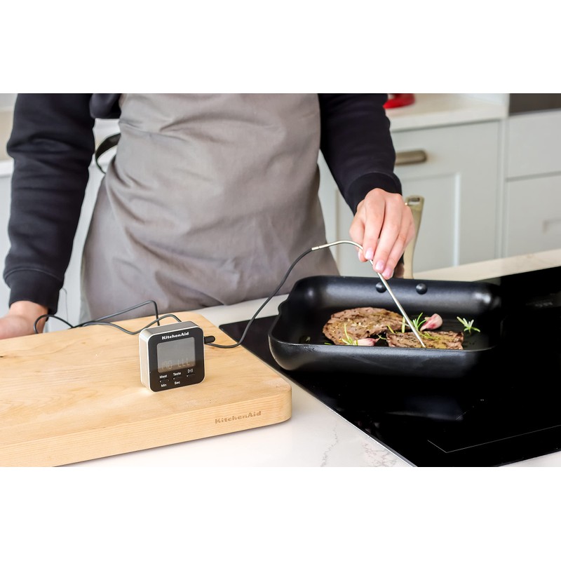 KitchenAid Global Digital Wired Probe Thermometer, Black, -20 to 250°C,