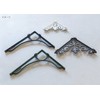 63566 Iron Bracket L Black