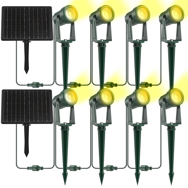 ZYAN 13FT(2x6.5FT) Solar Landscape Lights Extension Cable, Suitable for ZYAN