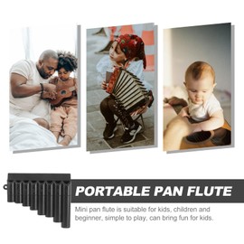 SAFIGLE 8 Mini Pan Flute Beginner Pan Flute Chinese Pan Flute Pan Flute for Beginner Children Pan Flute Traditional Pan Flute Musical Instrument Portable Pan Flute Flute Instrument for School Band