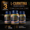 L-Carnitina 400 mg Schuler Pack de 3 Frascos con 60