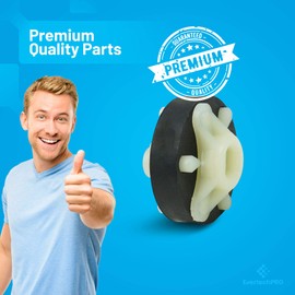 EvertechPRO 285753 Whirlpool Direct Drive Washer Motor Coupling Replacement for Whirlpool Washer 1195967 280152 285140 285743