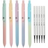 sencoo 10 pack Black Gel Pens and Refills 0.7mm Fine