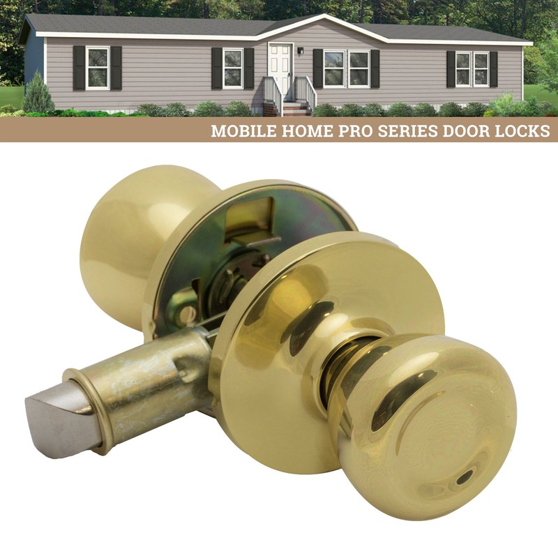 Pro-Grade Classic Mobile Home Passage Door Knob Hall and Closet