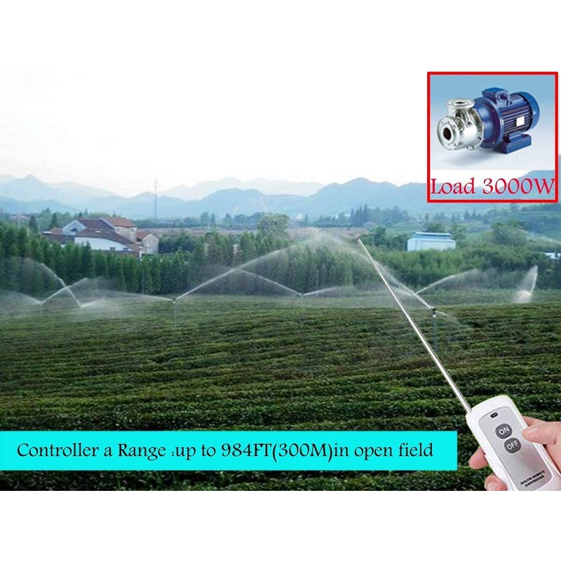 dstfuy Remote Control Switch 12V,DC 12V/24V/48V/72V/40A Relay, Wireless RF Switch