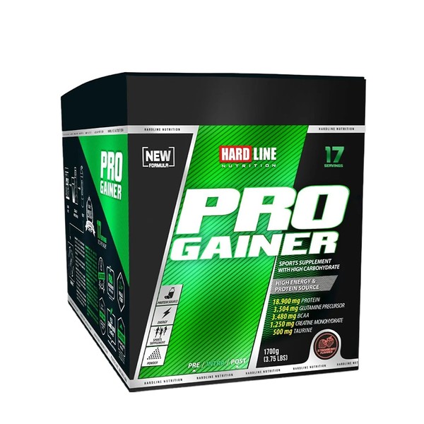 Hardline Nutrition Pro Gainer Çilek, 17x100gr