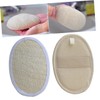 Mikinona 2pcs Exfoliating Cleaning Pad Bathroom Back Scrubber Brush Shower