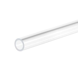 Recogwood 2Pcs Acrylic Pipe Clear Rigid Round Tube 6mm ID 8mm OD 305mm for Lamps and Lanterns, Water Cooling System