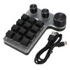12 Keys Mechanical Keyboard Bluetooth USB Connection Mini Portable Programmable
