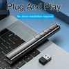 Neoreser Presentation Clicker, Pointer for Presentation via USB Receiver, Red