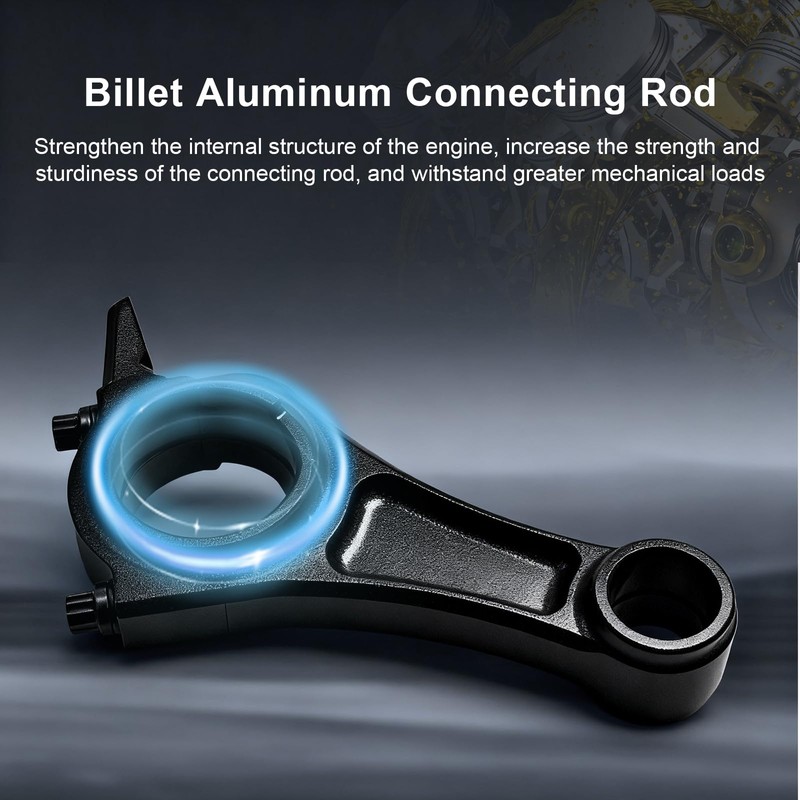 3.308" Billet Aluminum Connecting Rod For Tillotson 212cc Predator 224cc