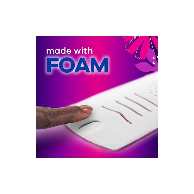 Always Always Radiant FlexFoam Pads for Women, Size 4, Overnight