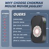 CHOKMAX Mouse Jiggler, Undetectable Mouse Mover Wiggler Shaker with Drive