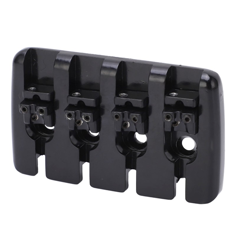 Guitar Bridge 4 String Metal Tailpiece Instrument Accessory Set Kit