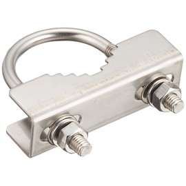 Natec (natekku) U Bolt – Leaf Shaped Silver Hanging Hardware Set (2 Pieces) φ 10 – 35 All Stainless Steel US35 