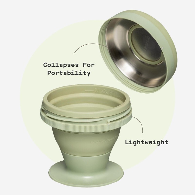 Corkcicle Coffee Palmpress - Single Serve - Portable Pour Over