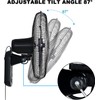 Simple Deluxe 18″ Wall Mount Fan with Remote Control, 5