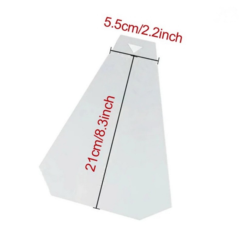 Triangular Bakery Packaging for Easy Tear Plastic Sandwich Bags (Clear)