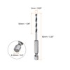 HARFINGTON 2pcs Brad Point Drill Bit 3mm (3/25") Dia Bearing