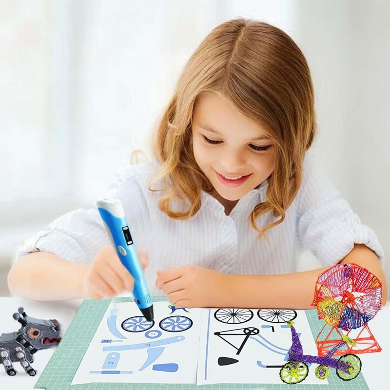 3D Pen Stencils, 20 Sheets 40 Patterns 3D Drawing Paper