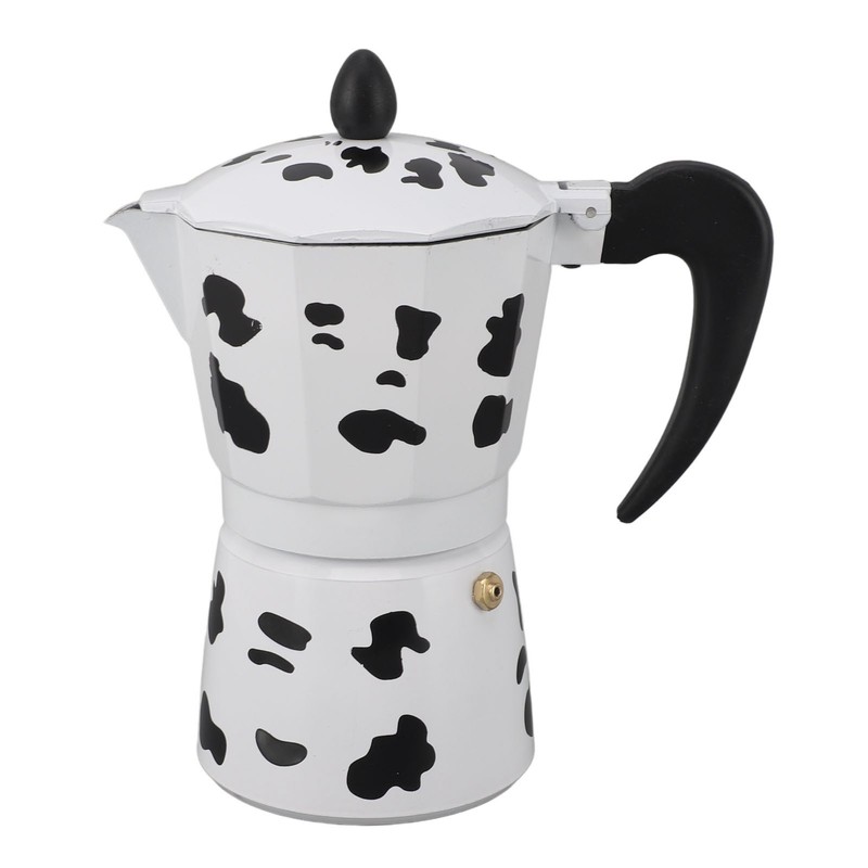 Milk Cow Color Moka Pot Aluminum Coffee Pot Coffee Maker
