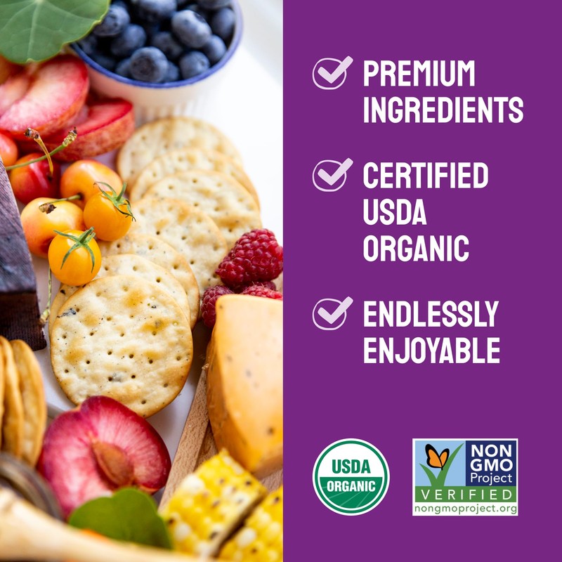 Milton's Organic Crackers, Himalayan Salt - Certified Organic, Non-GMO Project