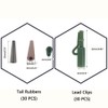 120Pcs Carp Fishing Tackle Kit, Safety Lead Clip Tail Cone