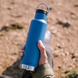 Klean Kanteen 1008491 Classic Insulated Drink Bottle, 20 oz (592 ml), Real Teal