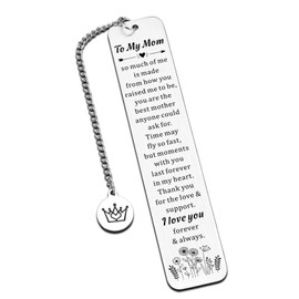 Christmas Gifts for Mom, Mom Gifts from Daughter Son - Stocking Stuffers for Women to My Mom Bookmarks Mothers Day Gifts for Mom Best Mom Gifts Ideas Mom Birthday Valentines Day Gifts for Mom Mother