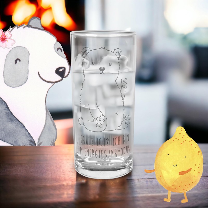 Mr. & Mrs. Panda 200 ml Water Glass Polar Bear