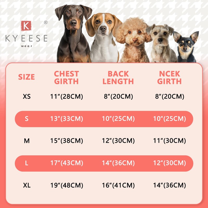 Kyeese 321013042 - Vestido para perro hecho en China